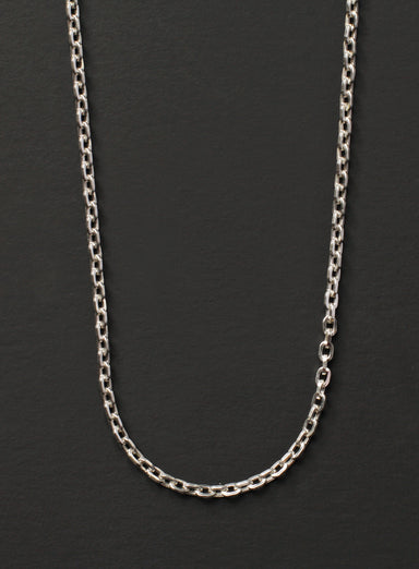 Sterling Silver Cable Chain Necklace for Men