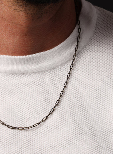 "Chocolate" Vermeil Gold Cable Chain Necklace for Men Jewelry legacyhomesrgv: Men's Jewelry & Clothing.   