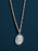 Sterling Silver Saint Christopher Medal Necklace for Men