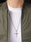 Large Stainless Steel "Bamboo" Cross Men's Necklace Necklaces legacyhomesrgv   