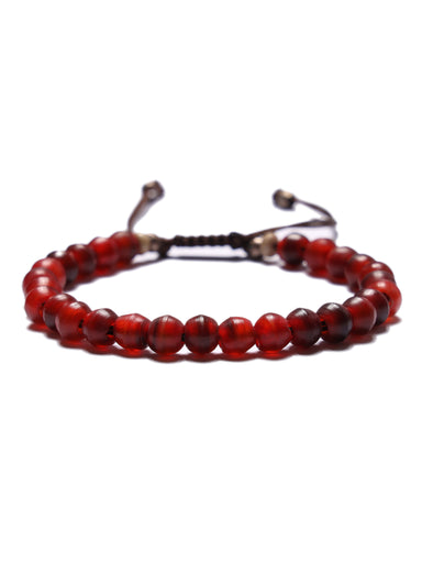 Red Glass Bead Bracelet Bracelets legacyhomesrgv: Men's Jewelry & Clothing.   